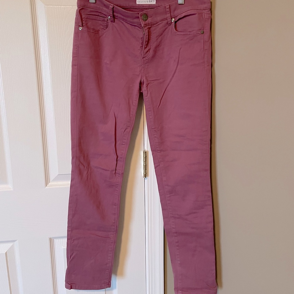 Loft ankle jeans